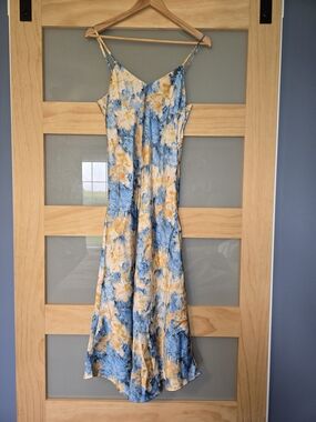 Cider | Dresses | Knit Solid Cami Split Midi Dress Crop Top